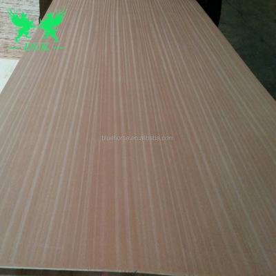 China Fancy Contemporary 3mm Sapele Plywood , Poplar Core Sapele Veneered Plywood for sale