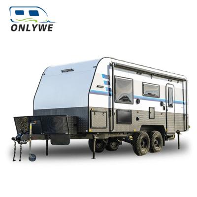 China Onlywe Travel Trailer Off Road Travel Trailer Camper Slide Motorhome For Caravan for sale