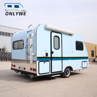 China Travel Trailer Onlywe CE Certified Aluminum Camper Travel Caravan Trailer for sale