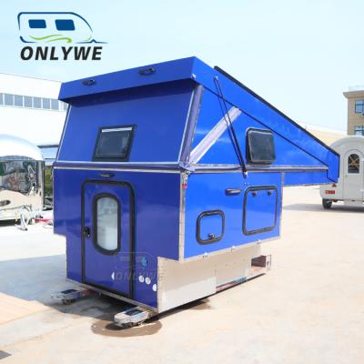 China High quality mobile travel trailer Onlywe pickup camper rv caravan for sale for sale