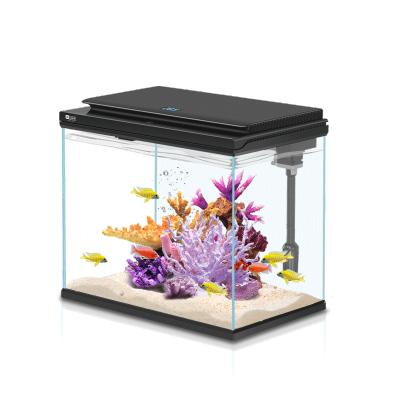 China Aquarium 380 Viable Notebook Desktop Small White 38*25*35.5cm for sale