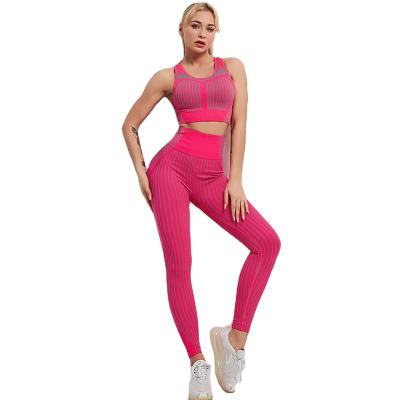 China 2021 Fashion Yoga Vest High Print Breathable Compression Tights Support Tights Fitness Sports Bras For Women for sale