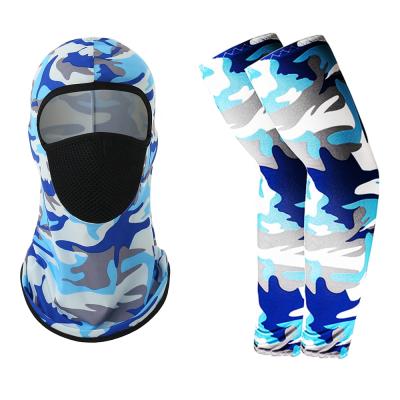 China Factory Wholesale Cheap Motorcycle Face Mask Spandex+Polyester Yiwu Balaclava Camouflage Fishing Face Cover Windproof For Sun Dust Protection for sale