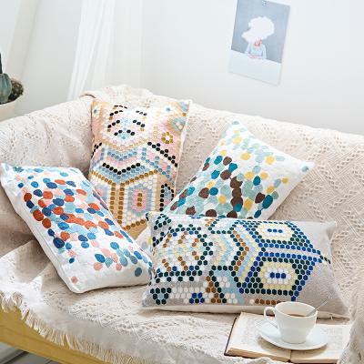 China Other Modern 100% Cotton Embroidery Cushion Cover For Home Decoration for sale