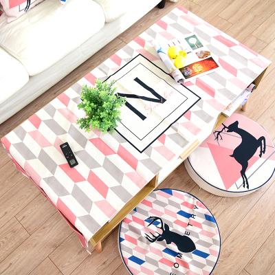 China Other newest designs linen tablecloth custom table cover for living room for sale