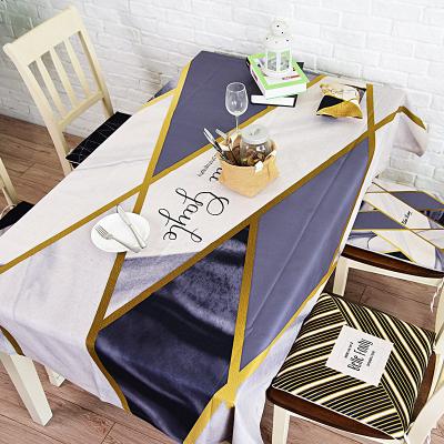 China Custom waterproof canvas table cover waterproof printing table cover custom tablecloth for sale