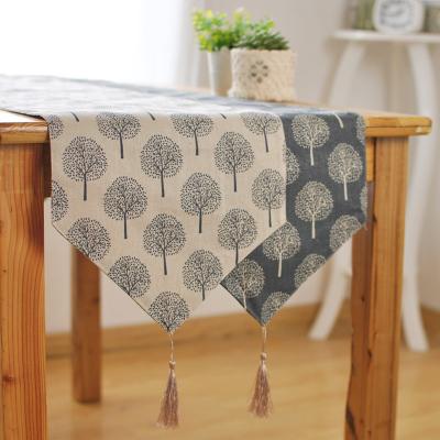 China Wholesale Jacquard Table Runner Canvas Table Runner For Home Decoration for sale