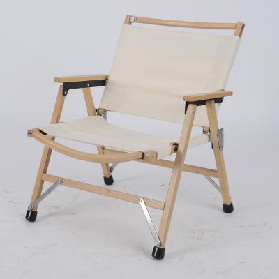 China Wood Minimalist High Quality Outdoor Grain Chair Furniture Vigorous Portable Camping Chair for sale