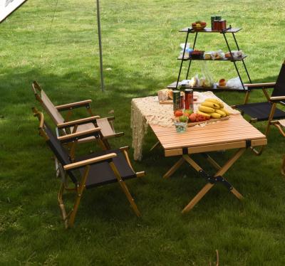 China Durable Cheap Price Beech Plant Rectangular Camping Picnic Table Roll Outdoor Wooden Table for sale