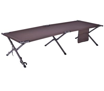 China Multifunctional Steel Frame Army Metal Portable Outdoor Camping Cots for sale