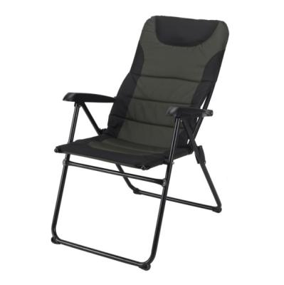 China OEM Environmental Outdoor Steel Frame Folding Camping Chairs With Pillow Weightlessness for sale