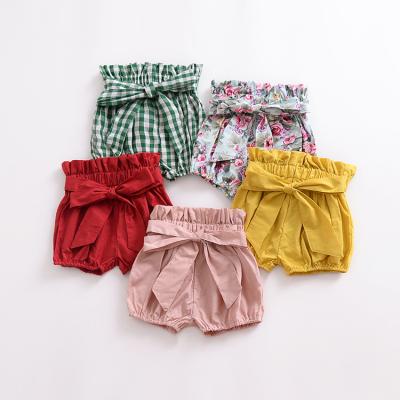 China Ivy10224A Anti-Static Baby Short Pants Bloomers Baby Harem Shorts Loose PP Pants for sale