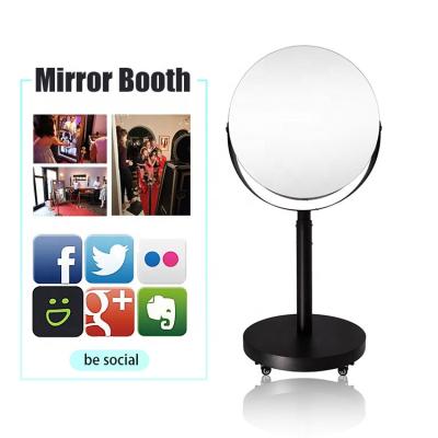 China High Quality JCVISION Touch Screen Mirror Display Indoor Interactive Smart Magic Mirror Photo Booth for sale