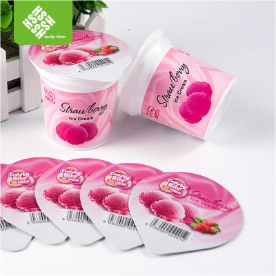 China 100% Eco-friendly Reusable Custom Sealable Cups Disposable Plastic Cup Lids With Logo Printed for sale