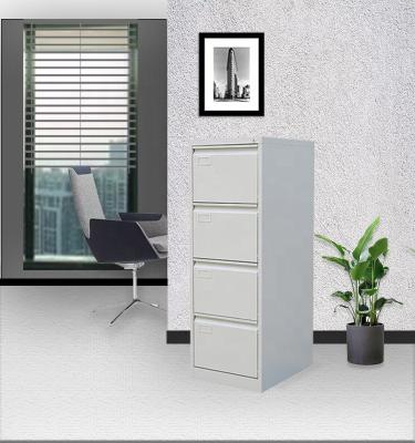 China Knock Down Knock Down Cheap Steel 4 Drawer Filing Cabinet For Sale Metal Storage Cabinet For A4 F4 File Storage à venda