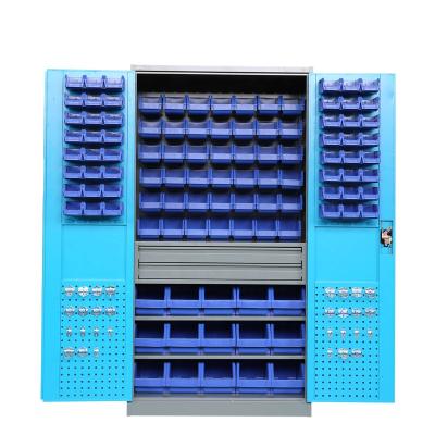 中国 Workshop 72 New Design /78 Inch Workshop Tool Cabinet Steel Tool Cabinet with Storage Bins and Hooks 販売のため