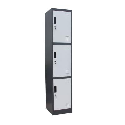 中国 Utility JIN FENG Locker Changing Room 3 Tier Steel Locker Knock Down Steel Locker JF-1B3A 販売のため