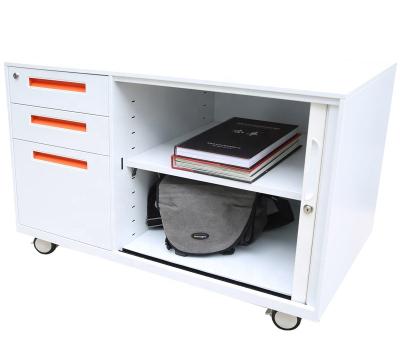 China Office Furniture Manufacturer Drawer Mobile Pedestal Adjustable File Storage Cabinet (Size) With Wheels Te koop