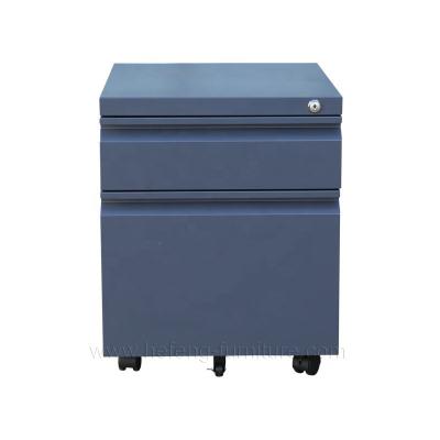 China (Height)Design Adjustable Round Corner Pedestal 2 Drawer Metal Mobile File Cabinet for sale