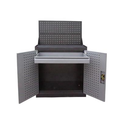 China Benches Long Term Tool Work Solution Garage Panel Rack Metal Tool Cabinet Hanging Lockable Garage Storage Furniture à venda