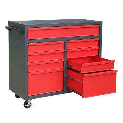 China Long Term Storage Solution Heavy Duty Garage Tool Cabinet Factory Workshop Garage Tool Storage Box Cabinet Trolley à venda