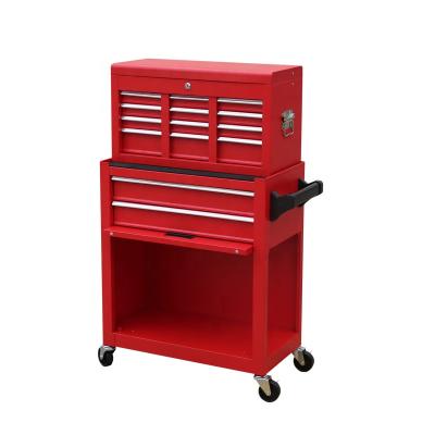 China Mobile Steel Industrial Storage Drawer Workshop Tool Trolley Cabinet Factory Sale for sale