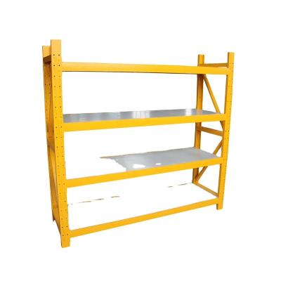 China Suitable for outdoor JIN FENG 4 tier warehouse shelves rack heavy duty industrial pallet racking rack system JF-R07 for sale