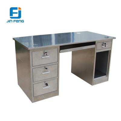 China Commercial Furniture Stainless Steel Furniture Design Computer Table Lab Computer Desk for sale