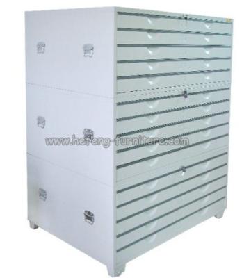 China Filing Cabinet Metal Art Paper Storage Cabinet for sale