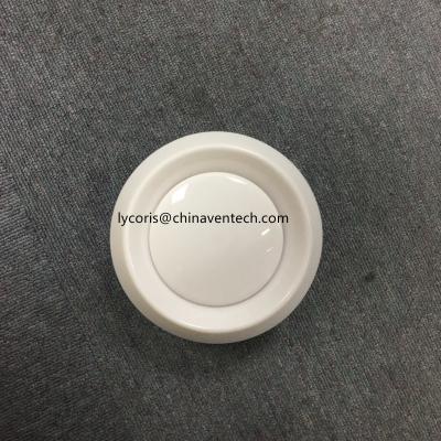 China Removable Plastic Core Ventilation Disc Valve Plastic Round Ceiling Diffuser for sale