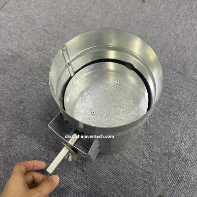 China Modern HVAC Duct System Adjustable Circular Round Duct Volume Control Damper for sale