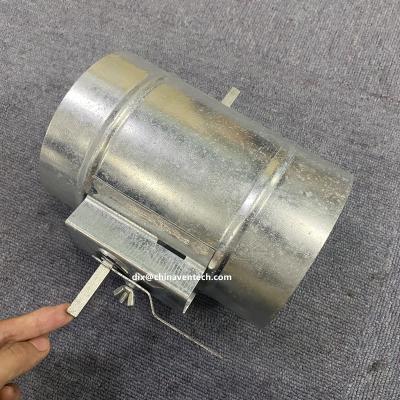 China Modern HVAC Ventilation Air Duct Steel Material Metal Round Volume Control Damper for sale