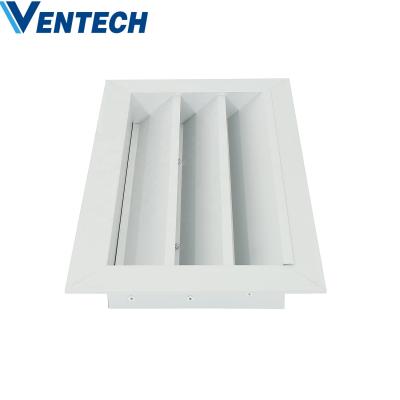 China HVAC Fixed Aluminum Air Conditioner Blades Fresh Air Duct Adjustable Waterproof Exhaust Air Weather Canopies for sale