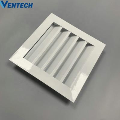 China Fixed Blades HVAC Outlet Air Ventilation Aluminum Alloy Material Building Weather Adjustable Louvers for sale