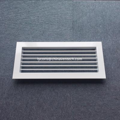 China Adjustable Blades Air Vent Single Grill Return Damper Ceiling Grill Optional Deflection Air Grille for sale