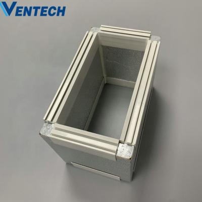 China Contemporary Reinforced Aluminum Foil Fiberglass Tape Phenolic Pre-Insulated Air Duct Panel for sale