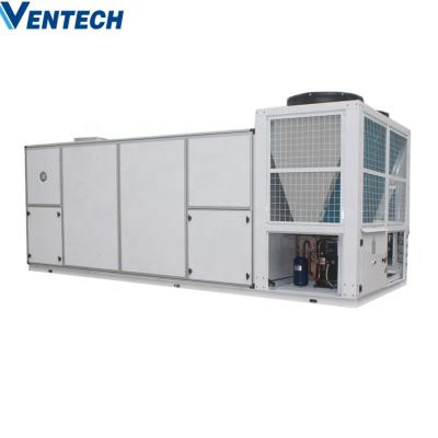 China Hotels Ventech Air Conditioner System Roof Top Package Unit Air Conditioner Ahu Free Cooling Air Handling Unit for sale