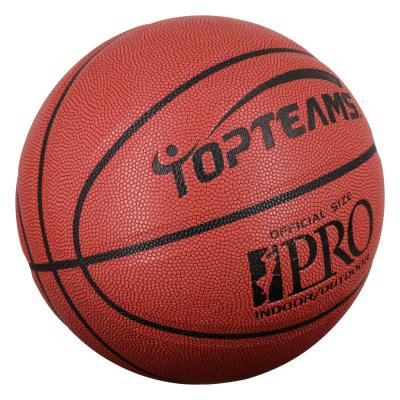 China Basketball playing wholesale prices custom logo gg7 indoor basketball ball melted in basketball leather for sale