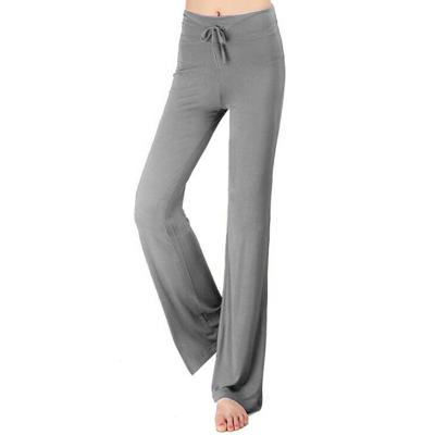 China Wholesale High Quality Casual Pants Women's Solid Color Cotton Breathable Yoga Pants for sale