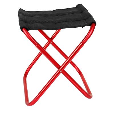 China Folding Foldable Outdoor Aluminum Stool For Fishing 600D PVC Oxford Composite Fabric Portable Camping Beach Chair for sale