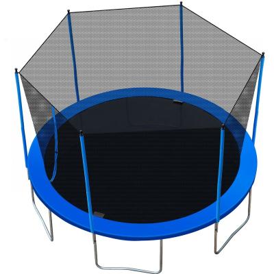 China With Protective Net Outdoor Aerobics Exercise Around Folding Trampoline For Kids 8ft 16ft Trampoline Safety Net For Sale for sale