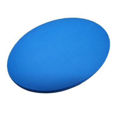 China Durable High Quality Durable Oval Cushion Panel Pad Yoga Block Dance Pilates Gym Mat Yoga Block Pad Yoga Foam Training Balance Pad for sale