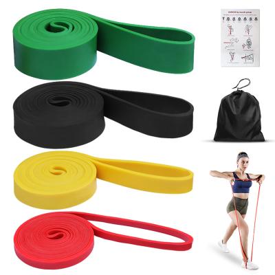 China Durable Resistance Bands Exercise Loop Elastic Natural Unisex Strength Workout Latex Band For Exercising Fitness Equipment Expander for sale