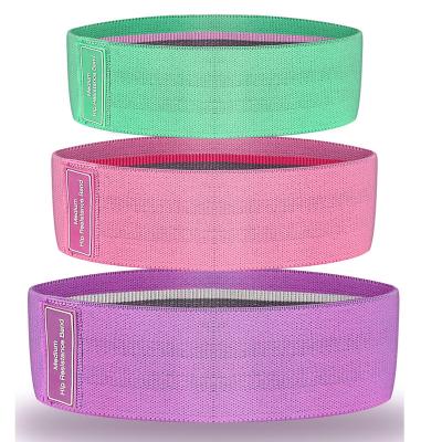 China Durable Fitness Resistance Band Buttocks Expander Loop Cloth Yoga Resistance Bands Elastic Expander For Exercise Home Sports Equipment for sale