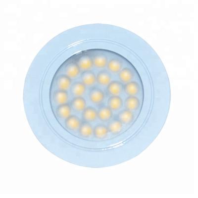 China Ressessed in CE 1.6W Recessed Cabinet LED Under Cabinet Light 24pcs Lamp Led 220-240V 2700K-6500K AC 12V DC Warm White Round Honglink Shape 2700K-6500K for sale