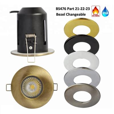 China Residential 10W IP65 Dimmable Led Downlight Fire Rated Down Light Recessed Led Light With Dimmable Bezel for sale