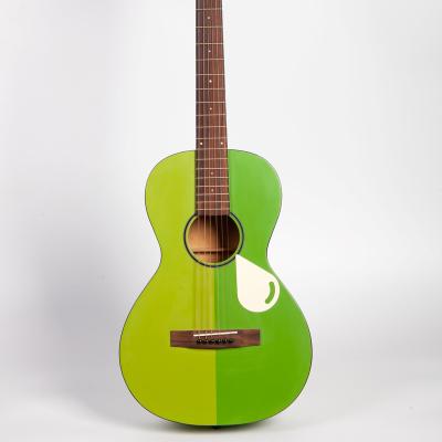 China Spruce Top OEM Factory Laminate Spruce Colorful Youth Parlor Electric Acoustic Guitar for sale