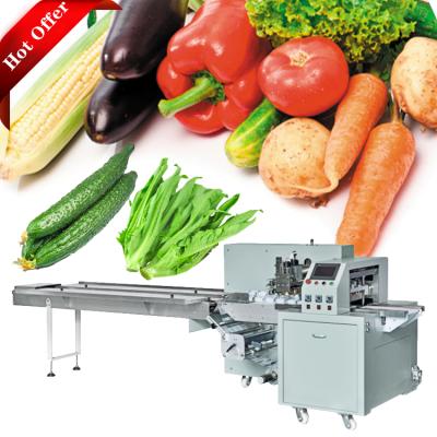 China Food Fresh Vegetable High Quality Cucumber Automatic Horizontal Packing Machine for sale