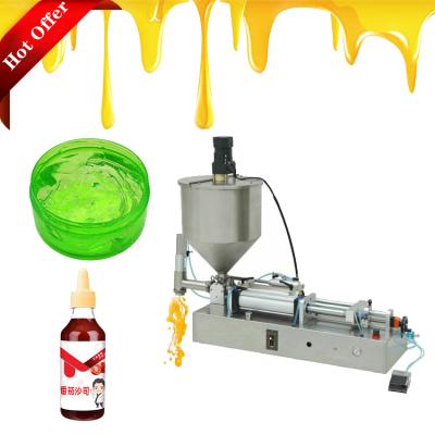 China High Quality Horizontal Beverage Single Head Bottle Sauce Liquid Water Filling Machine for sale