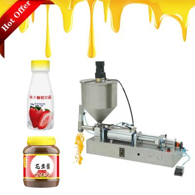 China Factory Direct Semi Automatic Beverage Paste Filler Cosmetic Cream Piston Filling Machine for sale